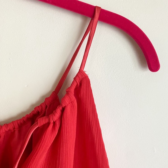 Banana Republic Ruffle Halter Top, Salmon color, Size M - Picture 6 of 7